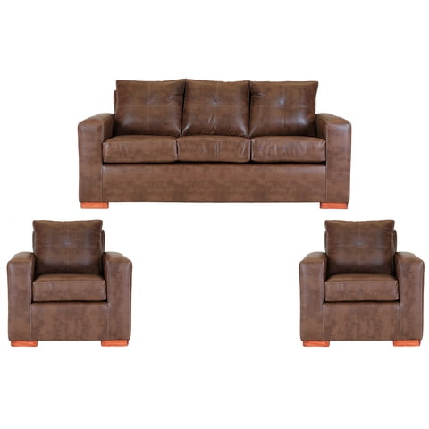 Muebles Altiro - Sofá Israel 311 - Cuero Sintético Pu Caramelo