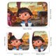 thumbnail image 3 of Miles del mañana-theme 4-Piece Shower Curtain Set with Rugs, Waterproof Bathroom Decor Set Includes Bath Mat, U-Shaped Rug, Toilet Lid Cover and Curtain with Hooks, 3 of 6