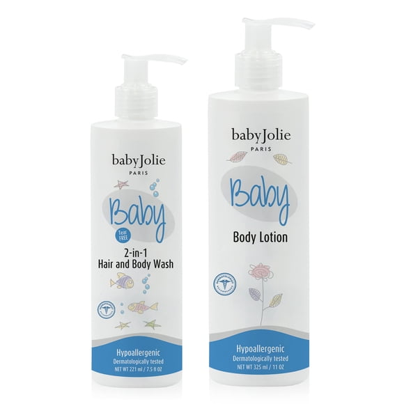 Set De Baño Para Bebé Loción Corporal Y Jabón 2 En 1