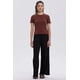 thumbnail image 4 of Polera Mujer Rib Crop Lisa Café, 4 of 4
