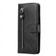thumbnail image 1 of Funda con Cremallera para Motorola Moto G9 Plus, Carcasa Cartera de Cuero PU con Soporte y Tarjetero, 1 of 5