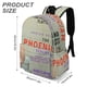 thumbnail image 3 of El Plan Fenicio-theme Backpack, Campus style schoolbag Bookbag with Adjustable Shoulder Straps And Large Zip Compartment, Unisex Travel Bags.42x30x15cm, 3 of 6