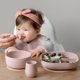 thumbnail image 2 of SAMiGO Silicone Baby Spoons Self Feeding 6 Months, Infant Eating Utensils, 2 of 3