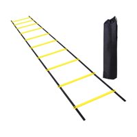 Magideal - Escalera De Agilidad Con Bolsa De Transporte Equipo De Entrenamiento De Fútbol De Coordinación, Escalera De Velocidad Para Ejercicio De Pies Rugby Ent 500Cm 10 Secciones