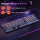 thumbnail image 3 of Teclado mecánico RisoPhy RGB con interruptores azules, 104 teclas, 3 of 7