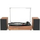 thumbnail image 1 of Tocadiscos WOCKODER Vintage para vinilo con altavoces rojo, 1 of 3