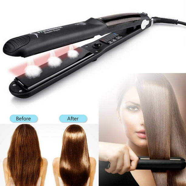 Plancha profesional para el cabello Steam Styler con Vapor Lider