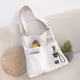 thumbnail image 2 of 1pc Unisex Shopping Bags, Canvas Commuter Vest Bag, Cotton Cloth Handbags For Supermarket, Grocery, As Tote School Bag, 2 of 4