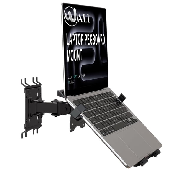 Soporte para monitor y portátil WALI con bandeja ventilada ajustable de 4 kg