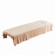 thumbnail image 2 of 2pcs Cubierta De Sábana De Cama De Masaje De Terciopelo De Cristal Suave Con Agujero 31x75 Pulgadas Camello, 2 of 5
