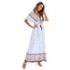 thumbnail image 1 of Vestido Largo Primavera Mujer Algodón Flores Calidad 273, 1 of 6