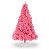 Árbol De Navidad Artificial Bonnlo Pink 6 Pies