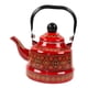 thumbnail image 4 of Tetera De Té Esmaltada De 2,5 L, Utensilios De Cocina Portátiles Para Acampar Al Aire Libre, Hogar, Rojo A, 4 of 5