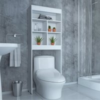 Tuhome - Estante Wc Blanco Bath 160,8X83,2X20,1 Cm