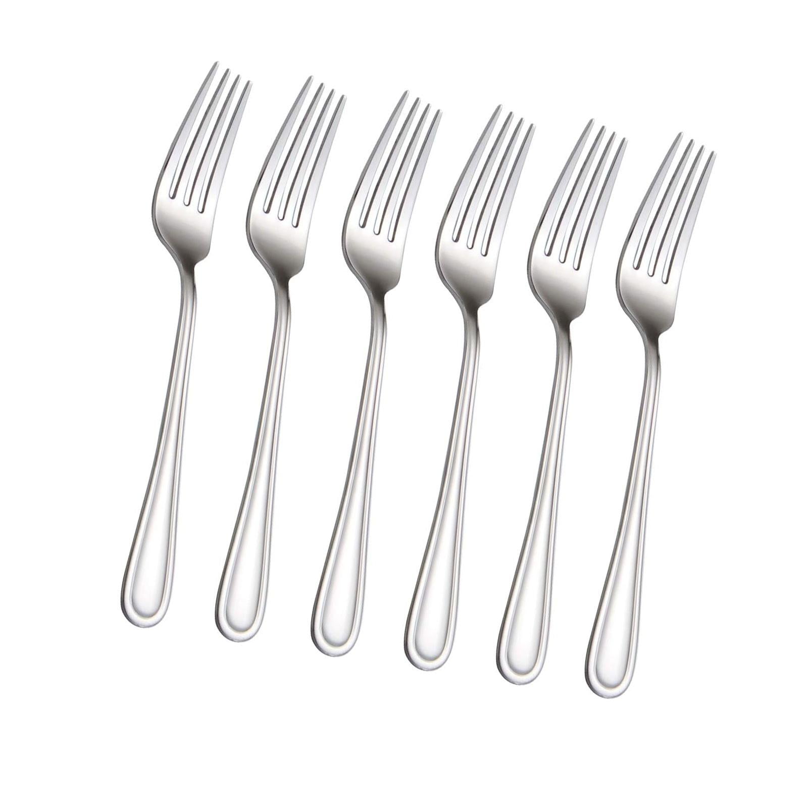 Bothyi - 6 Piezas Tenedores Utensilio De Cocina De Mango Largo Para Restaurante Día De San Valentín