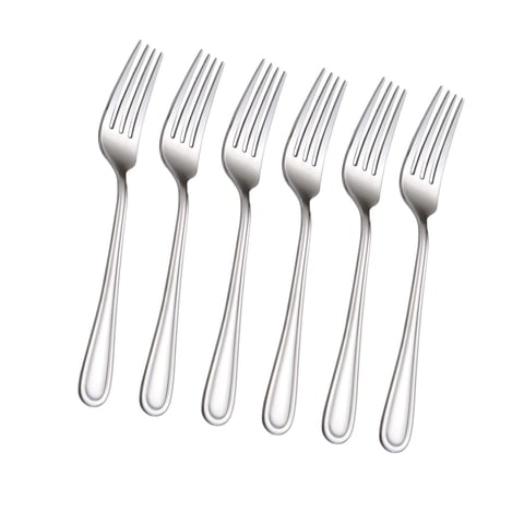 Bothyi - 6 Piezas Tenedores Utensilio De Cocina De Mango Largo Para Restaurante Día De San Valentín