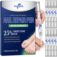 Bolígrafo Reparador De Hongos En Uñas Puresynth Extra Strength, 24 Ml, Paquete De 8