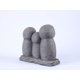 thumbnail image 3 of Figuine Hi-Line Gift Ltd. 77124-GY Buddha, poliresina, 3 of 4