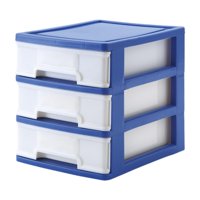 Bothyi - Cajón De Almacenamiento De Sobremesa De 3 Capas, Caja De Almacenamiento Multifuncional Para Maquillaje De Escritorio