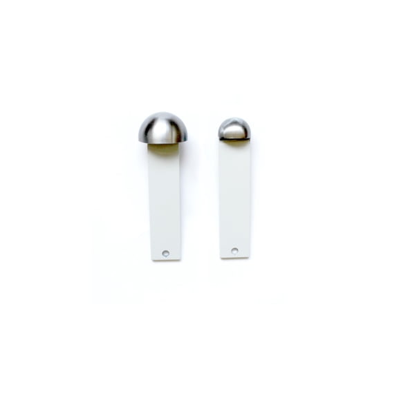 Juego de 2 tas de acero tipo hongo Globauto Ø48 mm Ø70 mm