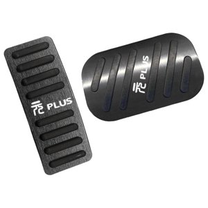 Ioensy - Juego De Cubierta De Pedal De Freno De Gas Aleación De Aluminio Para Byd Atto 3 Yuan Plus Negro