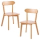 thumbnail image 1 of Pack 2 Silla Fresno | Madera Natural | Moderna y Duradera, 1 of 6
