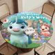 thumbnail image 5 of No exactamente un narval-theme Fitted Round Tablecloths Elastic Edged Table Covers Waterproof Table Cloth for Kitchen Holiday Party Tables Decor 120cm, 5 of 6