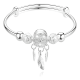 thumbnail image 1 of Pulsera atrapasueños de plata 925 mujer regalo ajustable, 1 of 3