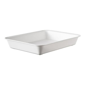 Genérico - Bandeja De Almacenamiento De Alimentos, Bandeja Para Servir, Bandeja De Postre Para Exteriores, Hogar, Cocina, 33,88 Cm X 25,9 Cm X 5 Cm