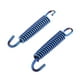 thumbnail image 1 of Ganchos de resorte para tubo de escape de motocicleta, acero inoxidable, 2 piezas, 65mm, color azul, 1 of 3