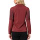 thumbnail image 3 of INSPIRE CHIC Camisa Occidental con Flecos para Mujer de Manga Larga con Botones, Blusa con Ribete de Borlas y Cuello Abatible Rojo Oscuro XL, 3 of 6