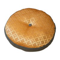 Ioensy - Cojín Redondo De 40 Cm Para Suelo De Meditación, Multifuncional, Para Jardín, Oficina, Fondo Gris Oscuro