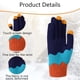thumbnail image 3 of Guantes mágicos de lana de invierno para mujer con pantalla táctil y forro polar cálido para clima frío., 3 of 5