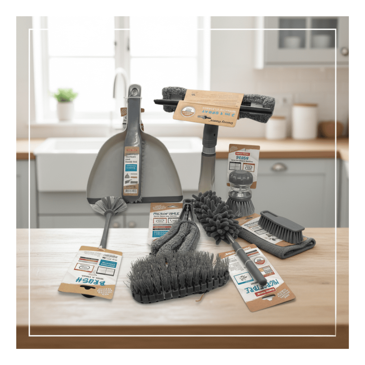 Genérico - Kit De Limpieza 7 Piezas De Hogar Y Autos