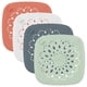 thumbnail image 1 of 4pcs, Silicone Floor Drain, Hair Catcher Hair Stopper, Shower Drain Covers, Bathtub Sink Filter Drain Strainer, Suitable For Kitchen Bathroom Bathtub, 1 of 4