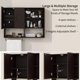thumbnail image 3 of Gabinete de Baño Vavkorkula de 2 Puertas Espresso, 3 of 9