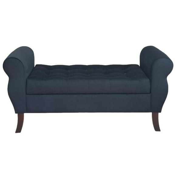 Banqueta Baul Diva Color Negro