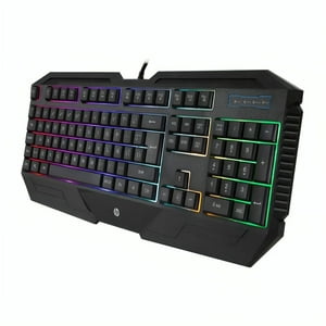 Genérico - Teclado Gamer Membrana Hp K110 Led Rgb