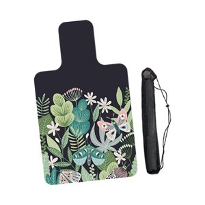 Ioensy - Pilates Reformer Mat De Goma Gimnasio Gimnasio Portable Con Bolsa De Mesh Tubera Flowerfly Butterfly