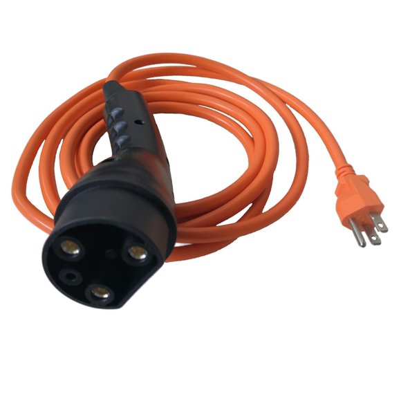 Cable de carga JOEEGO 16A 110V~220V 3 m Naranja para carrito de golf eléctrico