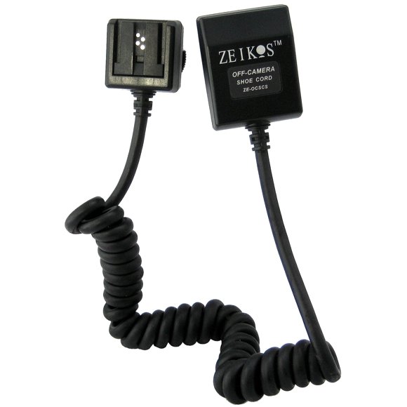 Cable de Flash Zeikos para Cámaras DSLR Sony 20 cm