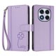 thumbnail image 3 of Funda Cartera Trébol para Xiaomi Redmi Note 14 Pro 4G con Ranuras Tarjetas y Carga Inalámbrica Morado claro, 3 of 6