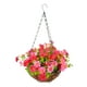 thumbnail image 5 of Cesta De Flores Artificiales Colgantes Decoración Planta Colgante Para Césped Balcón Patio Rosa, 5 of 5