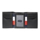 thumbnail image 2 of Cartera Stripe Emboss Trifold Negra, 2 of 5
