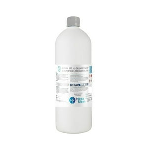 Megaklean - Alcohol Etilico Desnaturalizado 70% 1 Litro