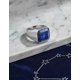 thumbnail image 3 of Anillo Lapislázuli Silver Rain Acero Inoxidable, 3 of 3