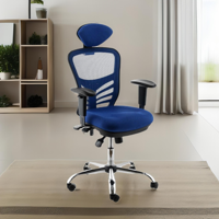 Sm Chile - Sillas Y Muebles - Silla De Oficina Cannes Color Azul