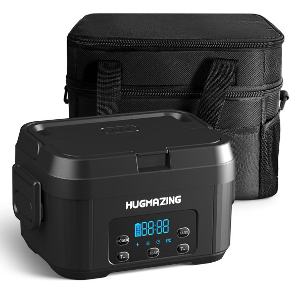 Fiambrera eléctrica Hugmazing 2024 recargable de 1100 ml SS