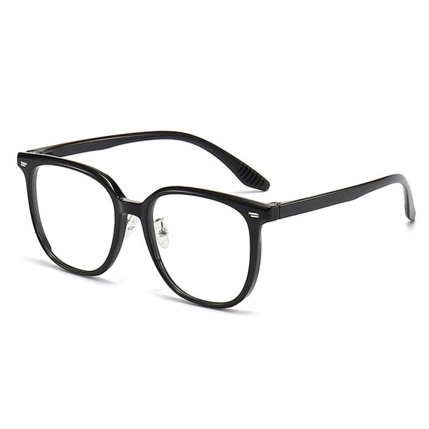 Gafas cuadradas de luz azul para hombres y mujeres, gafas para computadora con bloqueo UV, gafas con lentes transparentes