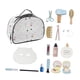 thumbnail image 4 of Kit de maquillaje de madera, peluquería, juguetes para niñas, regalos, juguete de aprendizaje con bolsa de cosméticos, juguete de salón de belleza de, 4 of 5